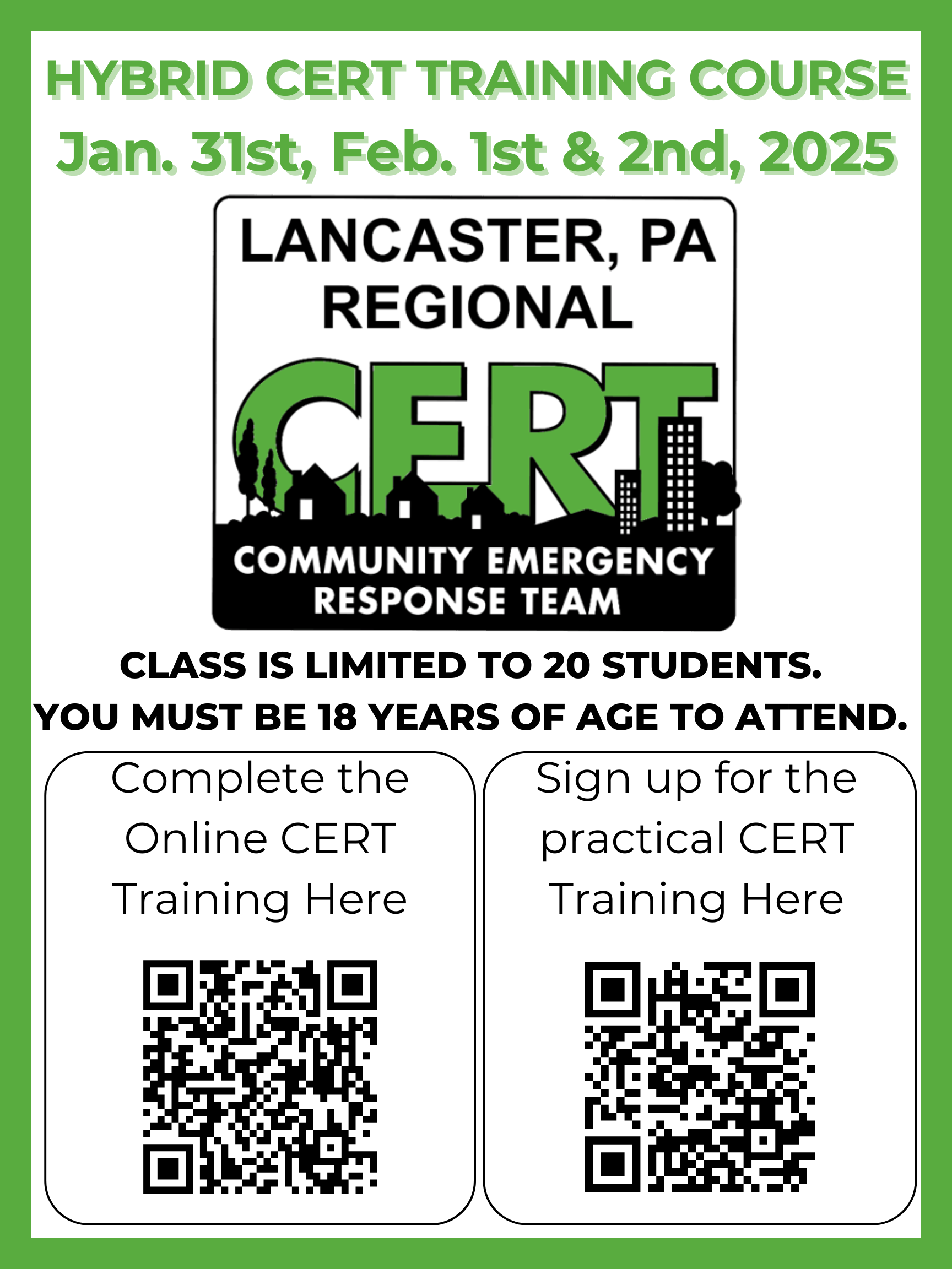 CERT Sign Up